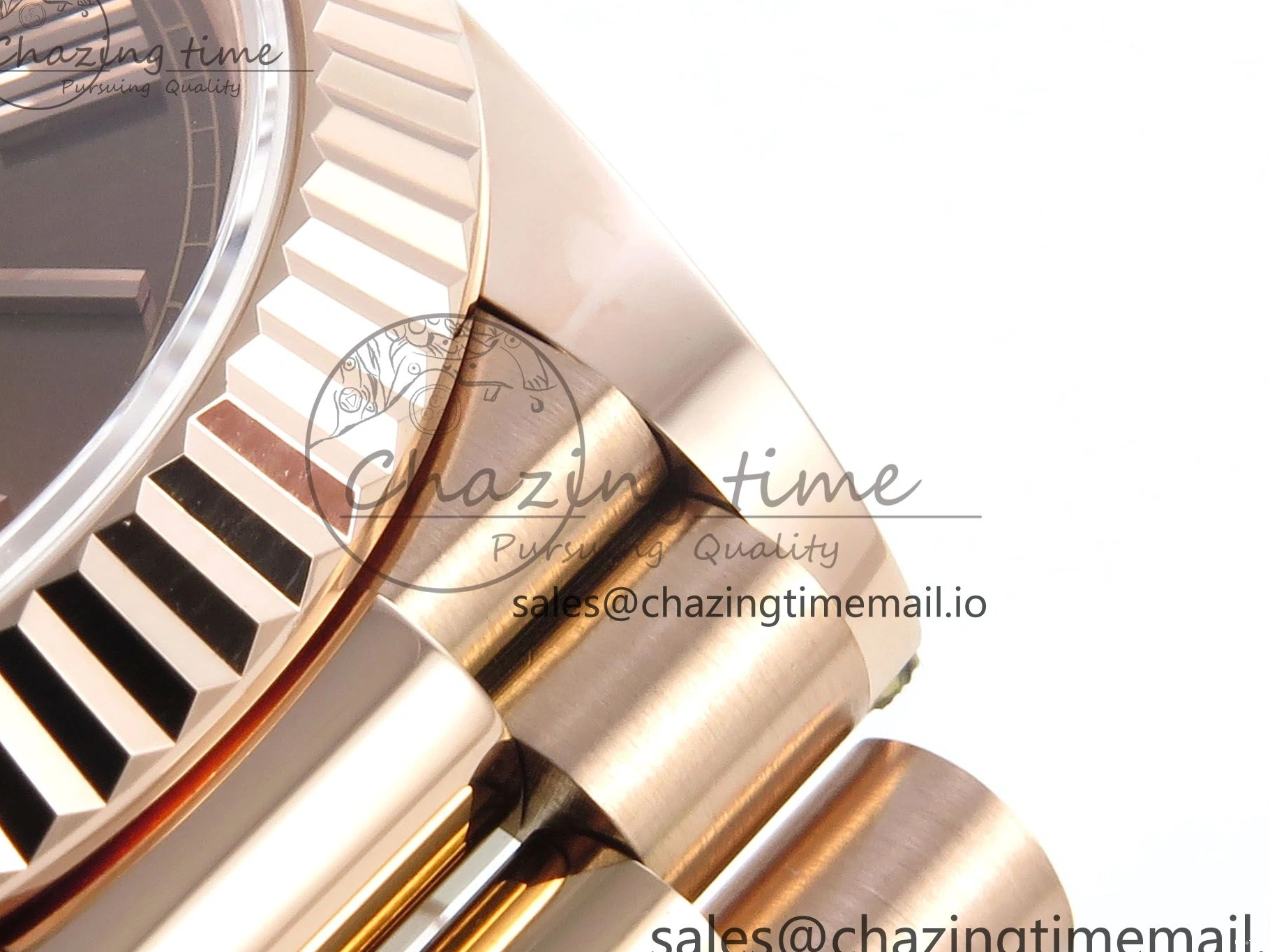 MiroTime 0119 Day Date 40 RG 228235 Noob 1:1 Best Edition Brown Roman Dial on President Bracelet A2836 (Gain Weight) UrbanChic 794